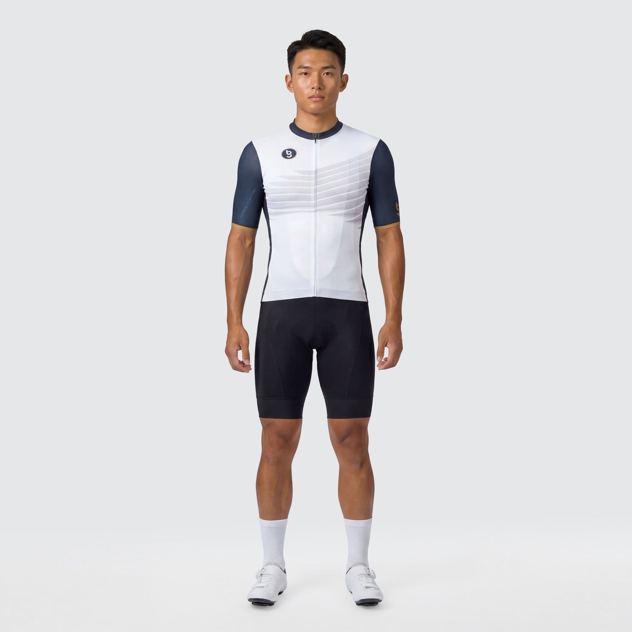 Pinnacle Whirlwind Men's Short Sleeves Jersey Black/White